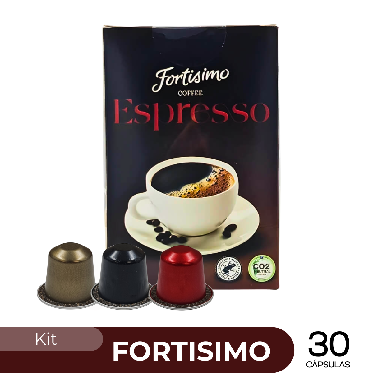 Kit 30 Cápsulas de Café Espresso Especial...