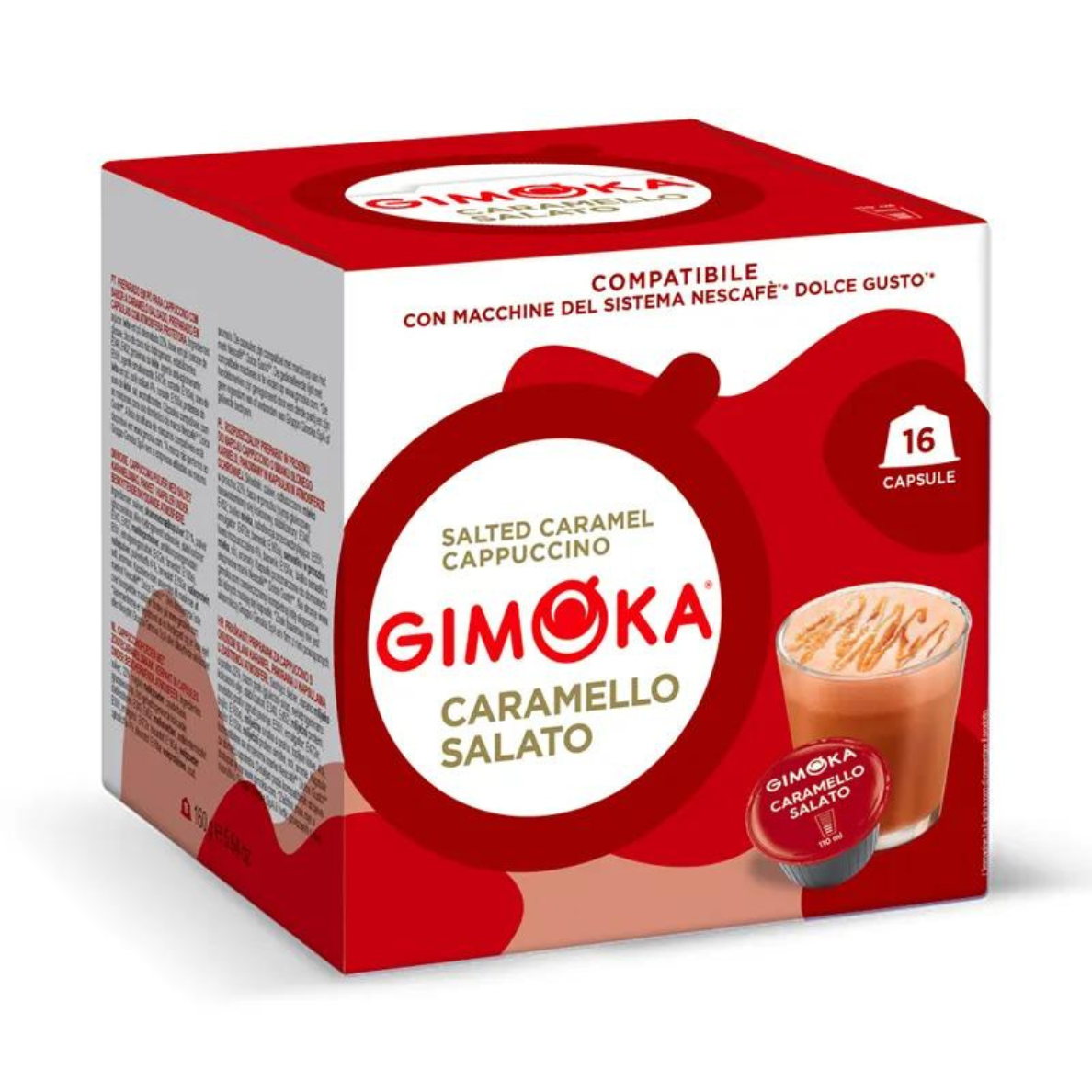 16 Cápsulas de Café Caramelo Salgado Gimo...