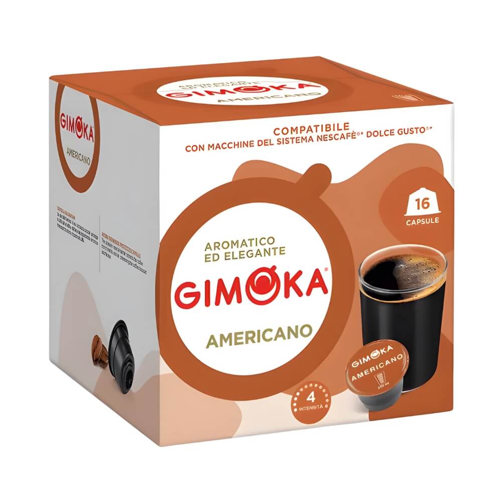 16 Cápsulas de Café Americano Gimoka para...