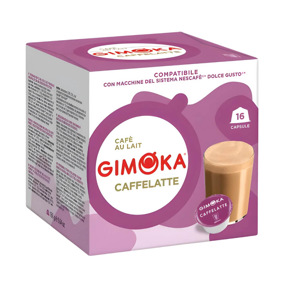 16 Cápsulas de Café Caffelatte Gimoka par...